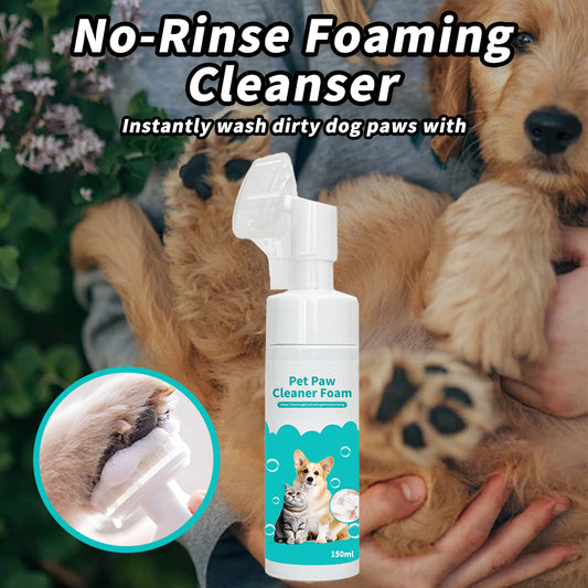 No-Rinse Pet Paw Cleaning Foam
