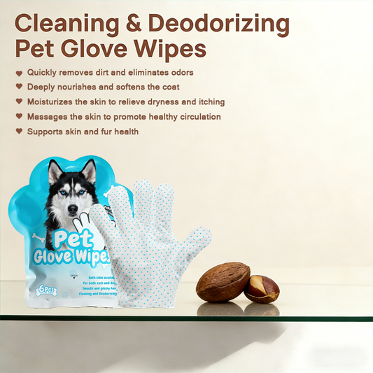 Pet Glove Wipes Travel Pack