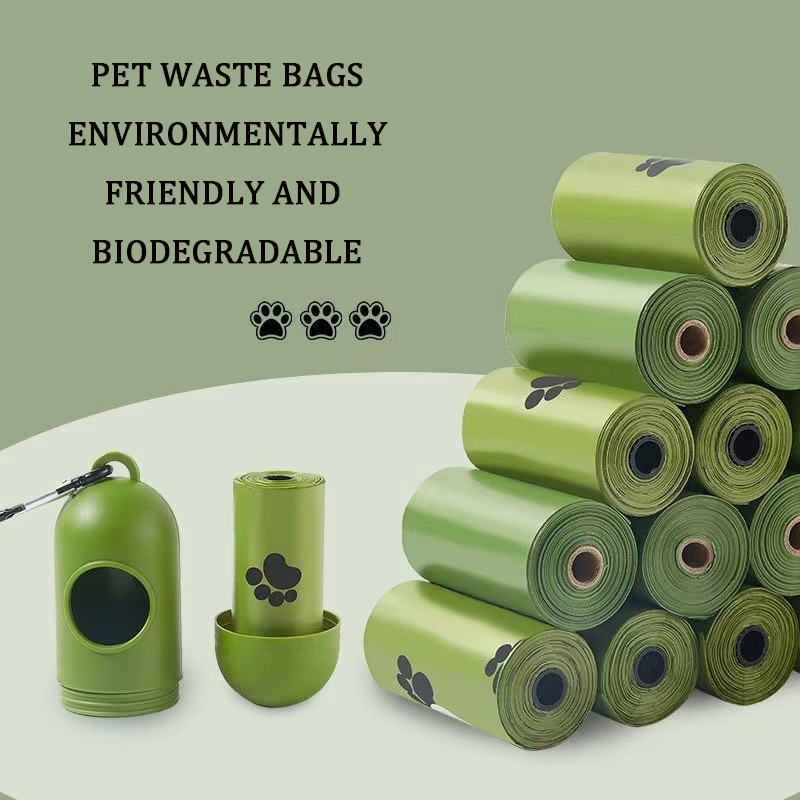 Eco-Friendly Dog Walking Kit - Biodegradable Bags(Fragrance) & Cleaning Wipes